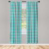 Ambesonne Cats Curtains, Funny Colorful Graphic Kittens Cartoon Style Boys Girls Playroom, Window Treatments 2 Panel Set for Living Room Bedroom, Pair of – 28″ x 63″, Cream Orange(Turquoise Lilac)