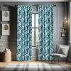 Ambesonne Cats Curtains, Funny Colorful Graphic Kittens Cartoon Style Boys Girls Playroom, Window Treatments 2 Panel Set for Living Room Bedroom, Pair of – 28″ x 63″, Cream Orange(Teal Aqua)