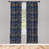 Ambesonne Cats Curtains, Funny Colorful Graphic Kittens Cartoon Style Boys Girls Playroom, Window Treatments 2 Panel Set for Living Room Bedroom, Pair of – 28″ x 63″, Cream Orange(Yellow Blue)