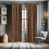 Ambesonne Cats Curtains, Funny Colorful Graphic Kittens Cartoon Style Boys Girls Playroom, Window Treatments 2 Panel Set for Living Room Bedroom, Pair of – 28″ x 63″, Cream Orange(Redwood)