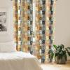Ambesonne Cats Curtains, Funny Colorful Graphic Kittens Cartoon Style Boys Girls Playroom, Window Treatments 2 Panel Set for Living Room Bedroom, Pair of – 28″ x 63″, Cream Orange(Cream Orange)