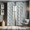 Ambesonne Cats Curtains, Funny Colorful Graphic Kittens Cartoon Style Boys Girls Playroom, Window Treatments 2 Panel Set for Living Room Bedroom, Pair of – 28″ x 63″, Cream Orange(Champagne)