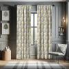 Ambesonne Cats Curtains, Funny Colorful Graphic Kittens Cartoon Style Boys Girls Playroom, Window Treatments 2 Panel Set for Living Room Bedroom, Pair of – 28″ x 63″, Cream Orange(Yellow Grey)