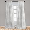 Ambesonne Cats Curtains, Funny Colorful Graphic Kittens Cartoon Style Boys Girls Playroom, Window Treatments 2 Panel Set for Living Room Bedroom, Pair of – 28″ x 63″, Cream Orange(Grey Ivory)