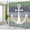 Ambesonne Duck Shower Curtain, Cartoon Character Taking a Bath Colorful Drops Backdrop Dots, Cloth Fabric Bathroom Decor Set with Hooks, 69″ W x 84″ L, Soft Blue Sky Blue Yellow(Green Blue)