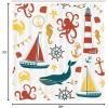 Ambesonne Duck Shower Curtain, Cartoon Character Taking a Bath Colorful Drops Backdrop Dots, Cloth Fabric Bathroom Decor Set with Hooks, 69″ W x 84″ L, Soft Blue Sky Blue Yellow(Red Mustard)