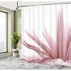 Ambesonne Duck Shower Curtain, Cartoon Character Taking a Bath Colorful Drops Backdrop Dots, Cloth Fabric Bathroom Decor Set with Hooks, 69″ W x 84″ L, Soft Blue Sky Blue Yellow(Pale Pink)