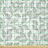 Ambesonne I Love You Fabric by The Yard, Hand Writing with Infinity Romantic Red Hearts Valentines Day Theme, Stretch Knit Fabric for Clothing Sewing and Arts Crafts, 1 Yard, Black and White(White Black)