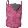 Ambesonne Rose Laundry Bag, Shades of Pink Gentle Seasonal Flora Romance Love Theme Valentine’s Day Inspired Design, Hamper Basket with Handles Drawstring Closure for Laundromats, 13″ x 19″, Pink
