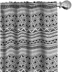 Ambesonne Cats Curtains, Funny Colorful Graphic Kittens Cartoon Style Boys Girls Playroom, Window Treatments 2 Panel Set for Living Room Bedroom, Pair of – 28″ x 63″, Cream Orange(Black)
