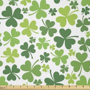 Ambesonne I Love You Fabric by The Yard, Hand Writing with Infinity Romantic Red Hearts Valentines Day Theme, Stretch Knit Fabric for Clothing Sewing and Arts Crafts, 1 Yard, Black and White(Green Lime)