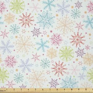 Ambesonne I Love You Fabric by The Yard, Hand Writing with Infinity Romantic Red Hearts Valentines Day Theme, Stretch Knit Fabric for Clothing Sewing and Arts Crafts, 1 Yard, Black and White(Green Aqua)