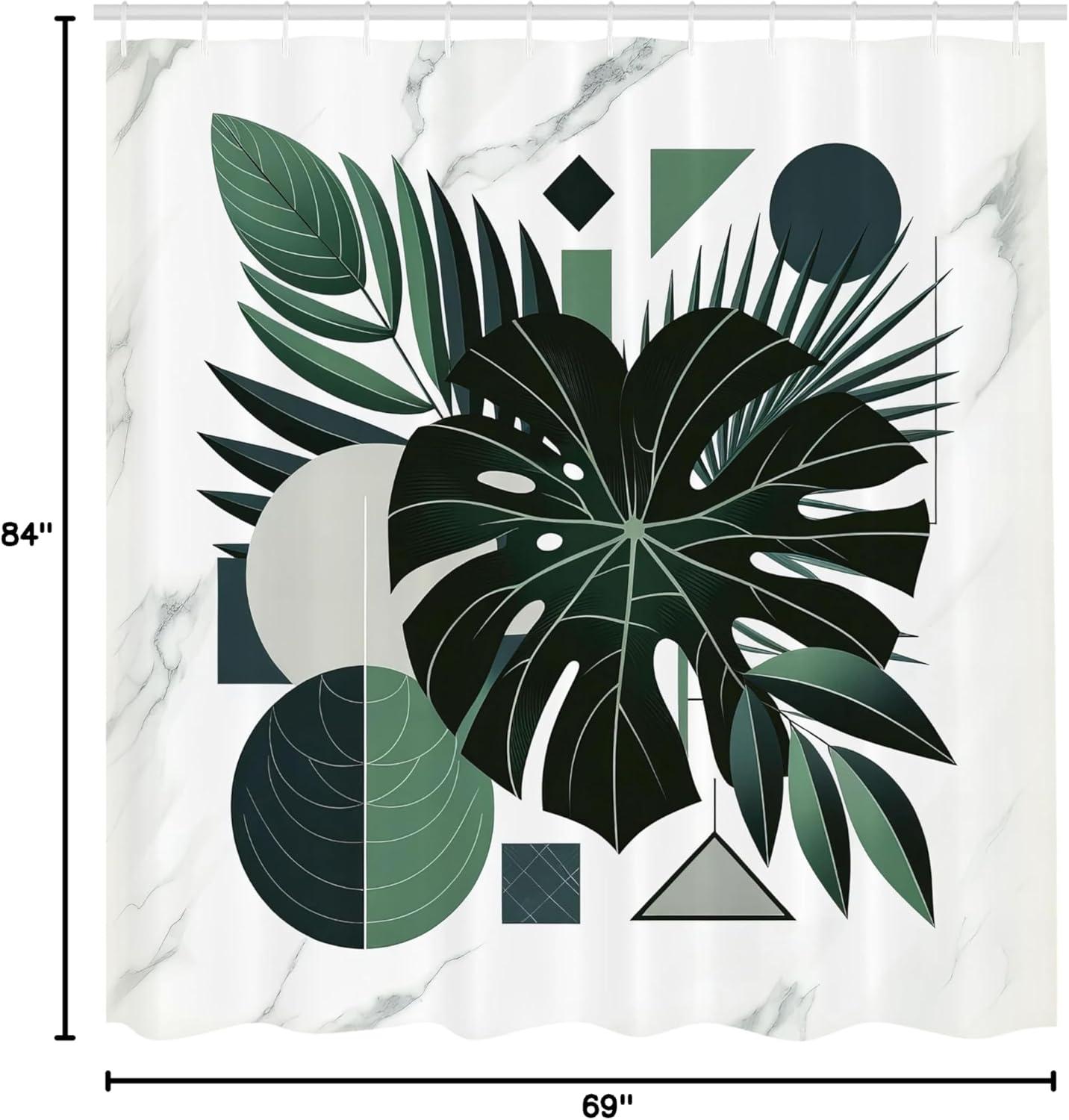 imageAmbesonne Floral Shower Curtain Delicate Pink Bouquet of Spring Nature Blossoms Romantic Design Print Cloth Fabric Bathroom Decor Set with Hooks 69 W x 84 L Rose Sage Green and WhiteForest Green Pale Grey