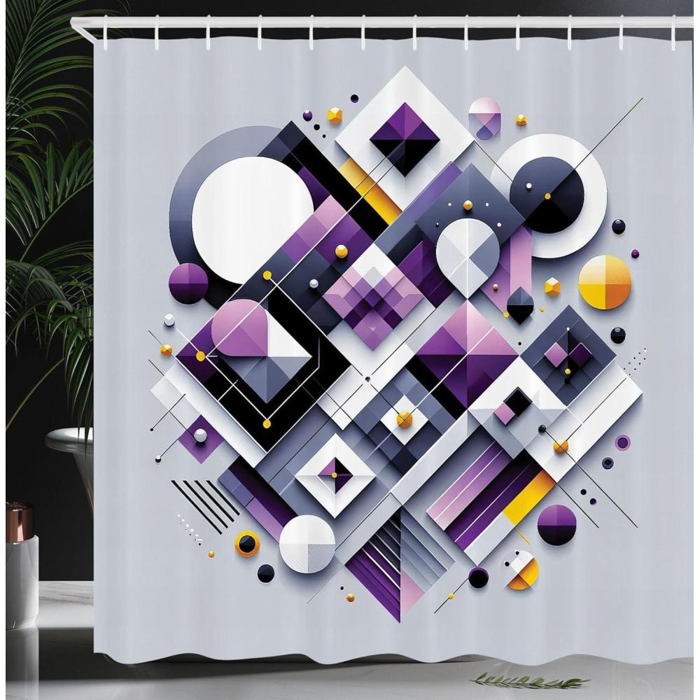 imageAmbesonne Floral Shower Curtain Delicate Pink Bouquet of Spring Nature Blossoms Romantic Design Print Cloth Fabric Bathroom Decor Set with Hooks 69 W x 84 L Rose Sage Green and WhitePurple Orange