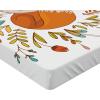 Ambesonne Ethnic 2 Pack Fitted Sheet, Southwestern Themed 3D Motif, Bed Cover All-Round Elastic Deep Pockets 2 Pieces, Package Contains 2 Twin Size Fitted Sheets, Blue Orange Beige(Dark Orange White)