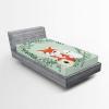 Ambesonne Ethnic 2 Pack Fitted Sheet, Southwestern Themed 3D Motif, Bed Cover All-Round Elastic Deep Pockets 2 Pieces, Package Contains 2 Twin Size Fitted Sheets, Blue Orange Beige(Green Vermilion)