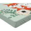 Ambesonne Ethnic 2 Pack Fitted Sheet, Southwestern Themed 3D Motif, Bed Cover All-Round Elastic Deep Pockets 2 Pieces, Package Contains 2 Twin Size Fitted Sheets, Blue Orange Beige(Green Vermilion)