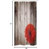 Ambesonne Floral Shower Curtain, Delicate Pink Bouquet of Spring Nature Blossoms Romantic Design Print, Cloth Fabric Bathroom Decor Set with Hooks, 69″ W x 84″ L, Rose Sage Green and White(Brown)
