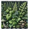 Ambesonne Floral Shower Curtain, Delicate Pink Bouquet of Spring Nature Blossoms Romantic Design Print, Cloth Fabric Bathroom Decor Set with Hooks, 69″ W x 84″ L, Rose Sage Green and White(Pistachio Green)