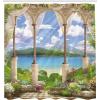 Ambesonne Floral Shower Curtain, Delicate Pink Bouquet of Spring Nature Blossoms Romantic Design Print, Cloth Fabric Bathroom Decor Set with Hooks, 69″ W x 84″ L, Rose Sage Green and White(Green)