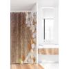 Ambesonne Floral Shower Curtain, Delicate Pink Bouquet of Spring Nature Blossoms Romantic Design Print, Cloth Fabric Bathroom Decor Set with Hooks, 69″ W x 84″ L, Rose Sage Green and White(White Brown)