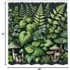 Ambesonne Floral Shower Curtain, Delicate Pink Bouquet of Spring Nature Blossoms Romantic Design Print, Cloth Fabric Bathroom Decor Set with Hooks, 69″ W x 84″ L, Rose Sage Green and White(Pistachio Green)