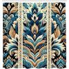 Ambesonne Floral Shower Curtain, Delicate Pink Bouquet of Spring Nature Blossoms Romantic Design Print, Cloth Fabric Bathroom Decor Set with Hooks, 69″ W x 84″ L, Rose Sage Green and White(Azure Blue and Sand Brown)