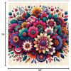 Ambesonne Floral Shower Curtain, Delicate Pink Bouquet of Spring Nature Blossoms Romantic Design Print, Cloth Fabric Bathroom Decor Set with Hooks, 69″ W x 84″ L, Rose Sage Green and White(Hot Pink Teal Multicolor)
