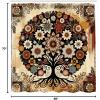 Ambesonne Floral Shower Curtain, Delicate Pink Bouquet of Spring Nature Blossoms Romantic Design Print, Cloth Fabric Bathroom Decor Set with Hooks, 69″ W x 84″ L, Rose Sage Green and White(Mustard Beige Cinnamon)