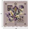 Ambesonne Floral Shower Curtain, Delicate Pink Bouquet of Spring Nature Blossoms Romantic Design Print, Cloth Fabric Bathroom Decor Set with Hooks, 69″ W x 84″ L, Rose Sage Green and White(Mauve Taupe and Eggplant)
