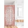 Ambesonne Floral Shower Curtain, Delicate Pink Bouquet of Spring Nature Blossoms Romantic Design Print, Cloth Fabric Bathroom Decor Set with Hooks, 69″ W x 84″ L, Rose Sage Green and White(Dried Rose White)