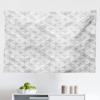 Ambesonne Geometric Tapestry, Abstract Retro Circles Intersecting Round Shapes Grayscale Neutral Print, Fabric Wall Hanging Decor for Bedroom Living Room Dorm, 45″ X 30″, Pale Grey and White(Pale Grey and White)