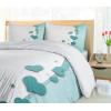Ambesonne Turquoise Duvet Cover Set, Valentines Day Romance Art with Hearts Stars Wedding Happiness Theme, Decorative 3 Piece Bedding Set with 2 Pillow Shams, Queen Size, Turquoise Teal White(Turquoise Teal White)