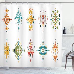 Ambesonne Floral Shower Curtain, Delicate Pink Bouquet of Spring Nature Blossoms Romantic Design Print, Cloth Fabric Bathroom Decor Set with Hooks, 69″ W x 84″ L, Rose Sage Green and White(Petrol Blue)