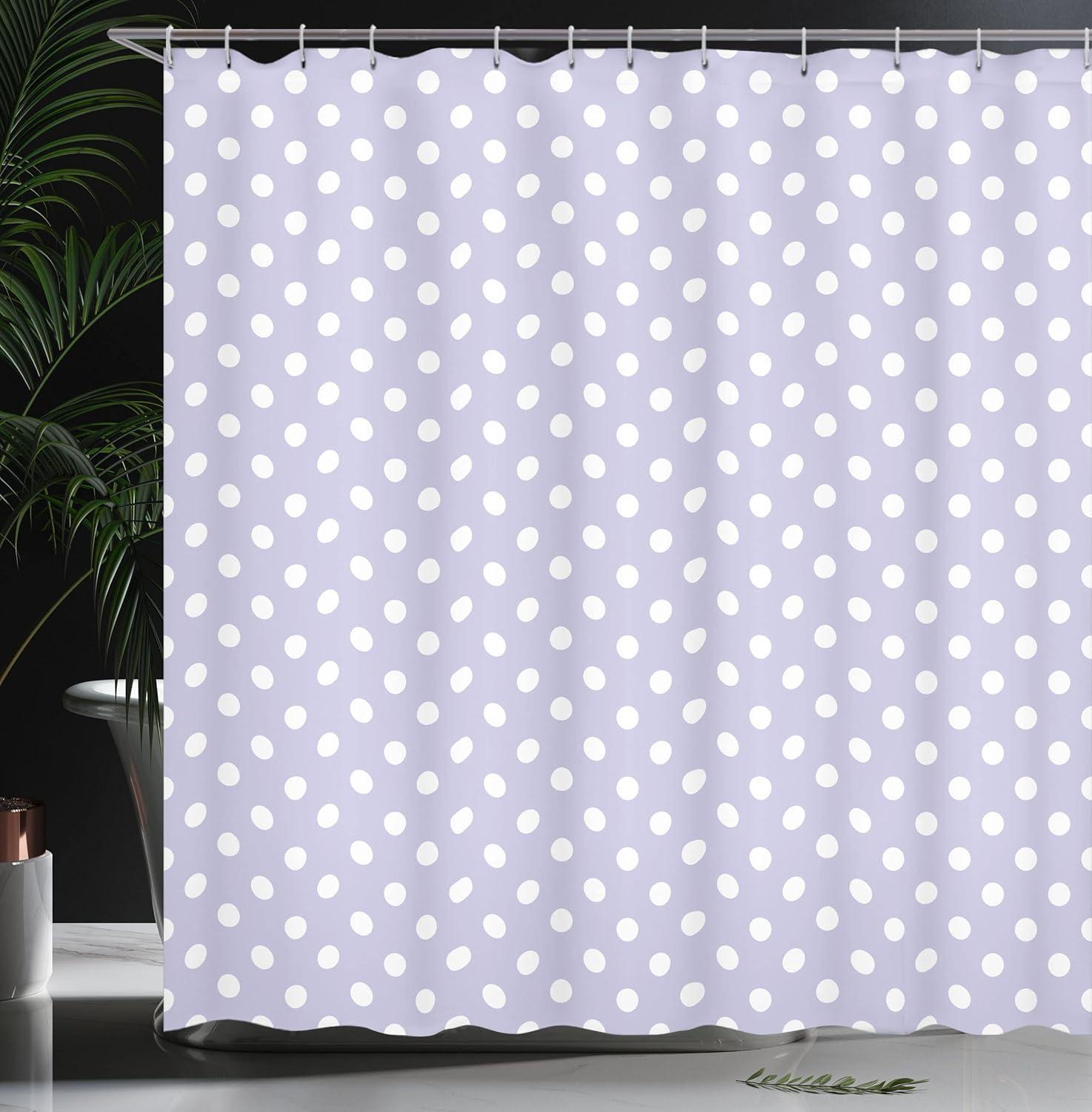 imageAmbesonne Floral Shower Curtain Curved Flower Leaf Ornate Blooming Branches Romantic Love Print Art Cloth Fabric Bathroom Decor Set with Hooks 69 W x 70 L Pale TanWhite Lilac