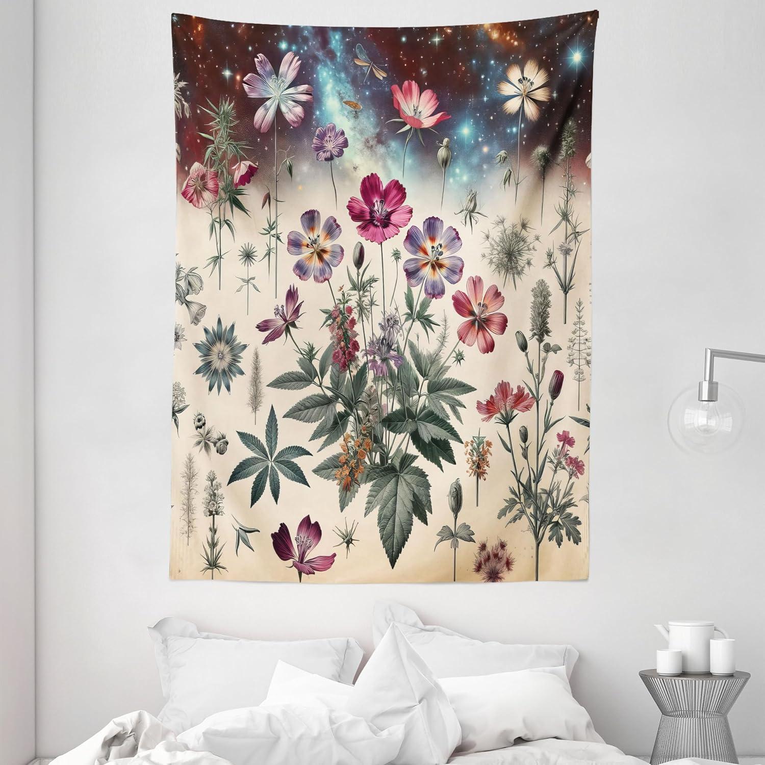 imageAmbesonne Retro Tapestry Angel Greek Muse on NeoClassic Pillars Relic Print Antique Neutral Toned Graphic Print Fabric Wall Hanging Decor for Bedroom Living Room Dorm 23 X 28 WhiteCream Laurel Green