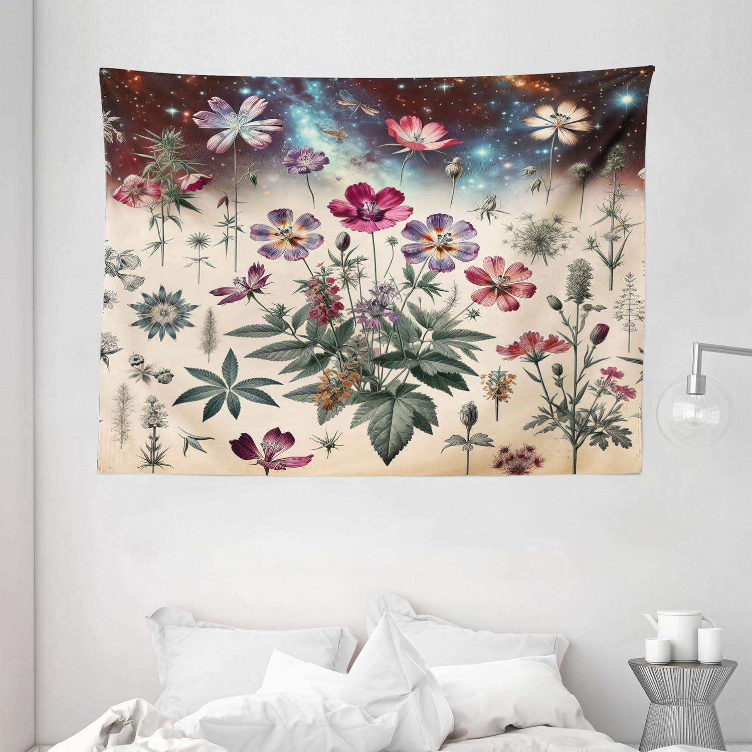 imageAmbesonne Retro Tapestry Angel Greek Muse on NeoClassic Pillars Relic Print Antique Neutral Toned Graphic Print Fabric Wall Hanging Decor for Bedroom Living Room Dorm 23 X 28 WhiteCream Laurel Green