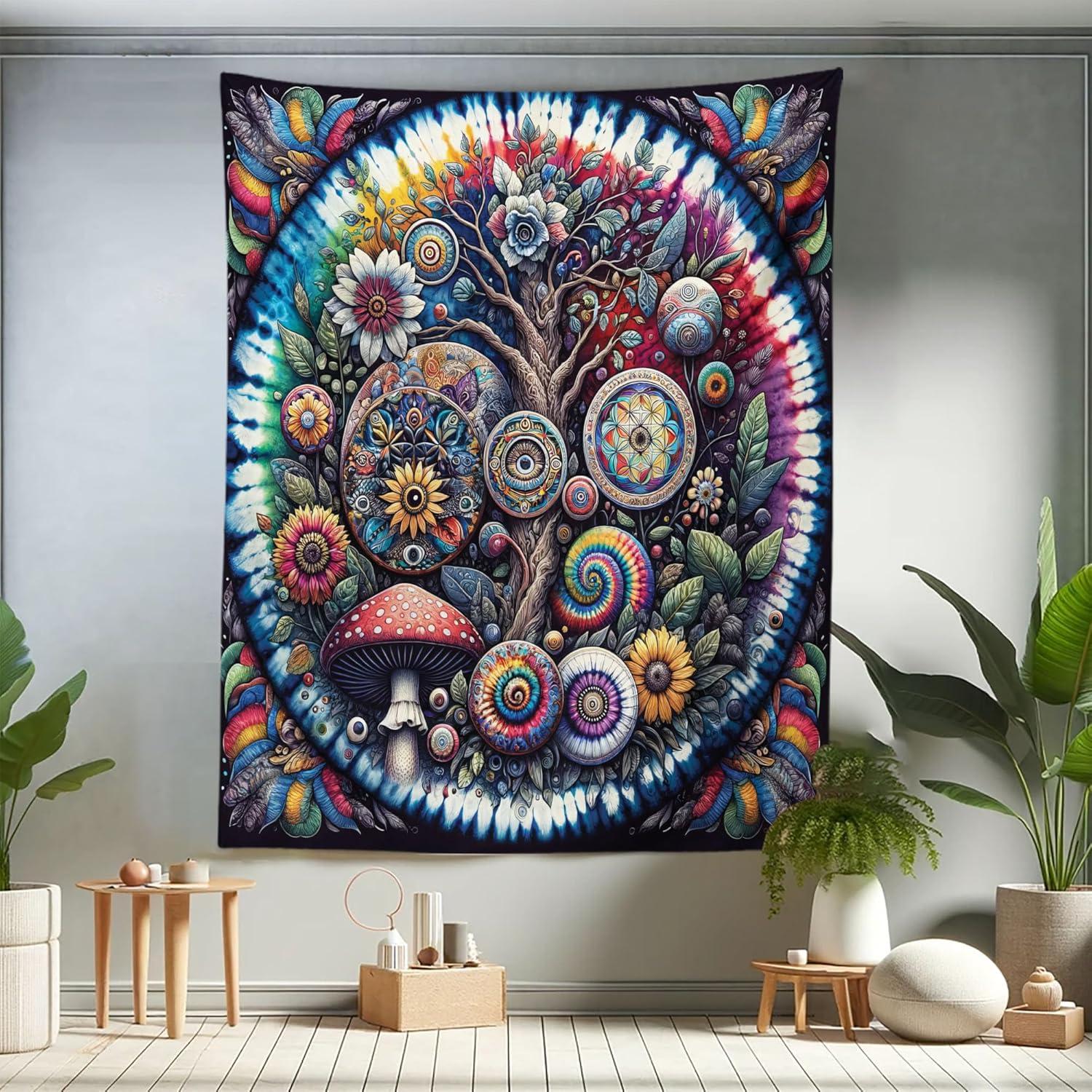imageAmbesonne Retro Tapestry Angel Greek Muse on NeoClassic Pillars Relic Print Antique Neutral Toned Graphic Print Fabric Wall Hanging Decor for Bedroom Living Room Dorm 23 X 28 WhiteMulticolor Blue