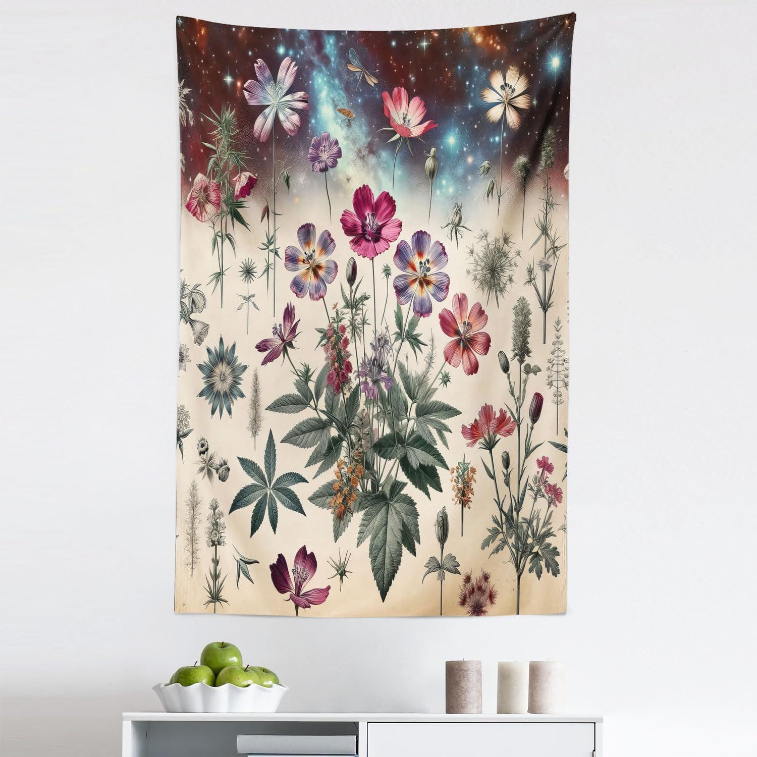 imageAmbesonne Retro Tapestry Angel Greek Muse on NeoClassic Pillars Relic Print Antique Neutral Toned Graphic Print Fabric Wall Hanging Decor for Bedroom Living Room Dorm 23 X 28 WhiteCream Laurel Green