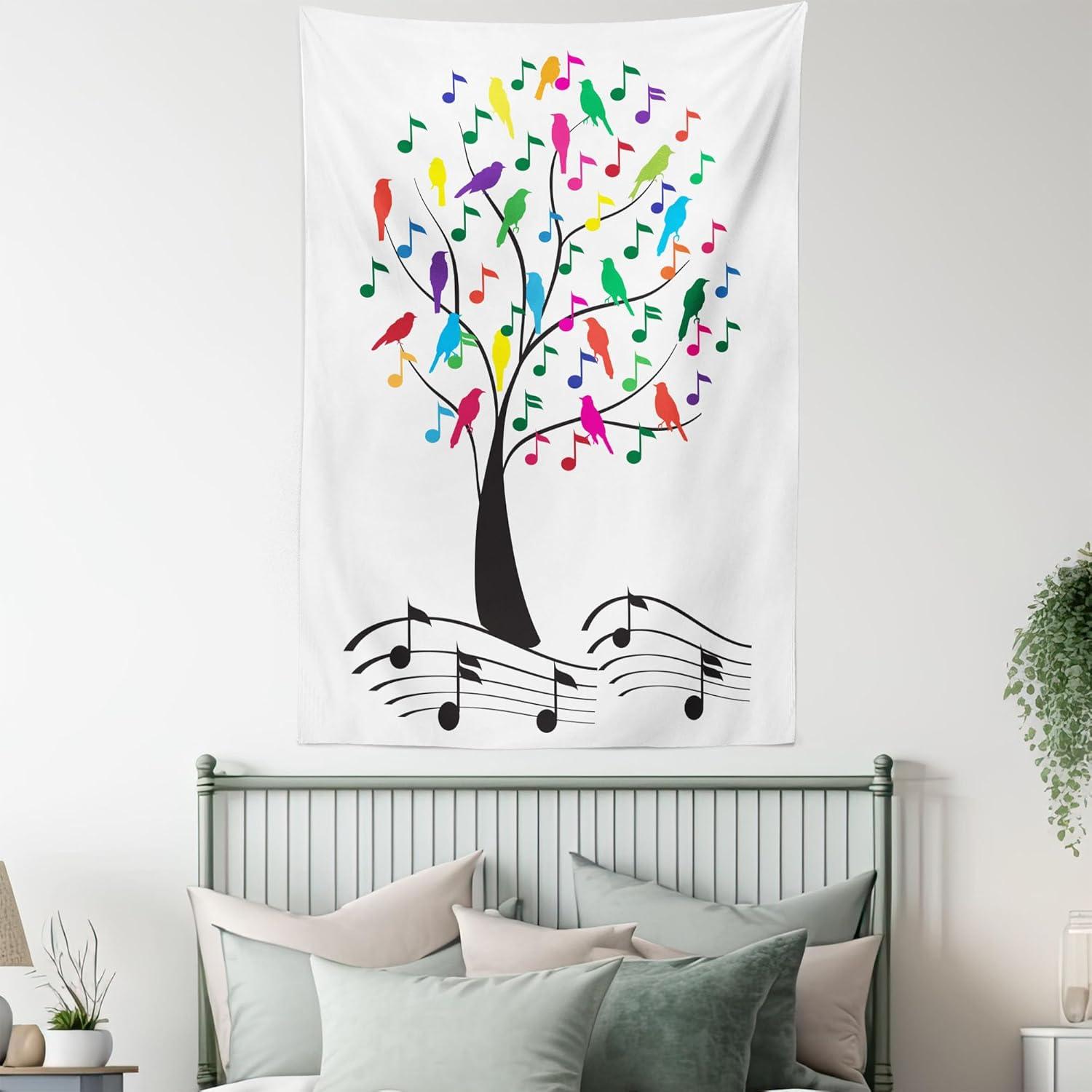 imageAmbesonne Retro Tapestry Angel Greek Muse on NeoClassic Pillars Relic Print Antique Neutral Toned Graphic Print Fabric Wall Hanging Decor for Bedroom Living Room Dorm 23 X 28 WhiteMulticolor