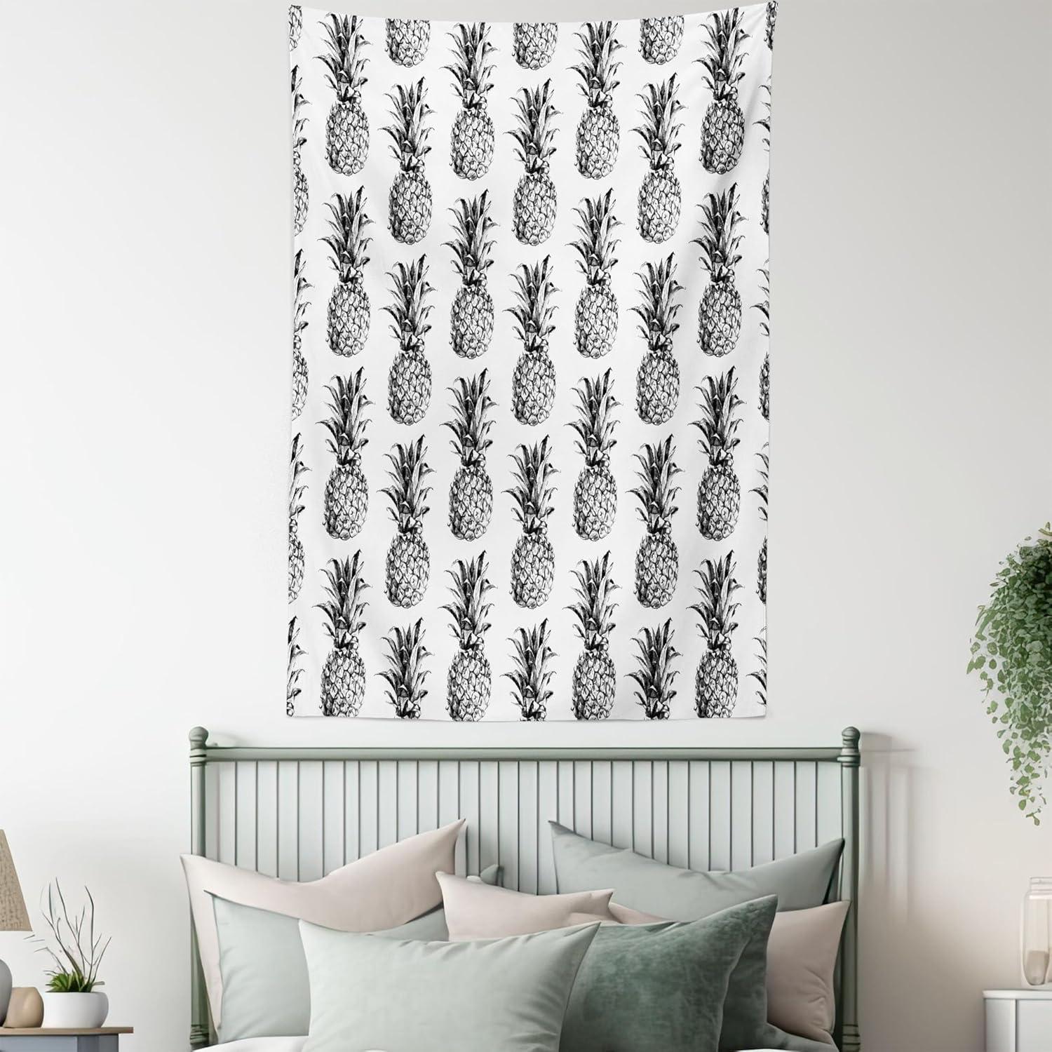 imageAmbesonne Retro Tapestry Angel Greek Muse on NeoClassic Pillars Relic Print Antique Neutral Toned Graphic Print Fabric Wall Hanging Decor for Bedroom Living Room Dorm 23 X 28 WhiteBlack Gray