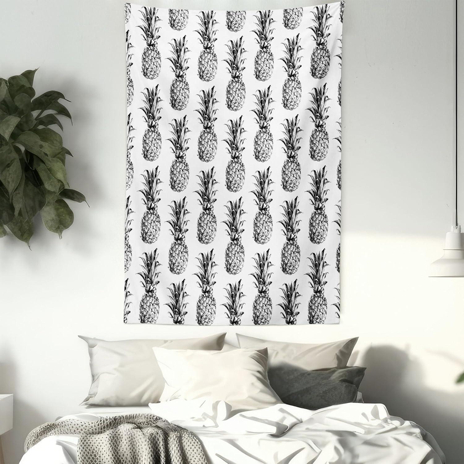 imageAmbesonne Retro Tapestry Angel Greek Muse on NeoClassic Pillars Relic Print Antique Neutral Toned Graphic Print Fabric Wall Hanging Decor for Bedroom Living Room Dorm 23 X 28 WhiteBlack Gray
