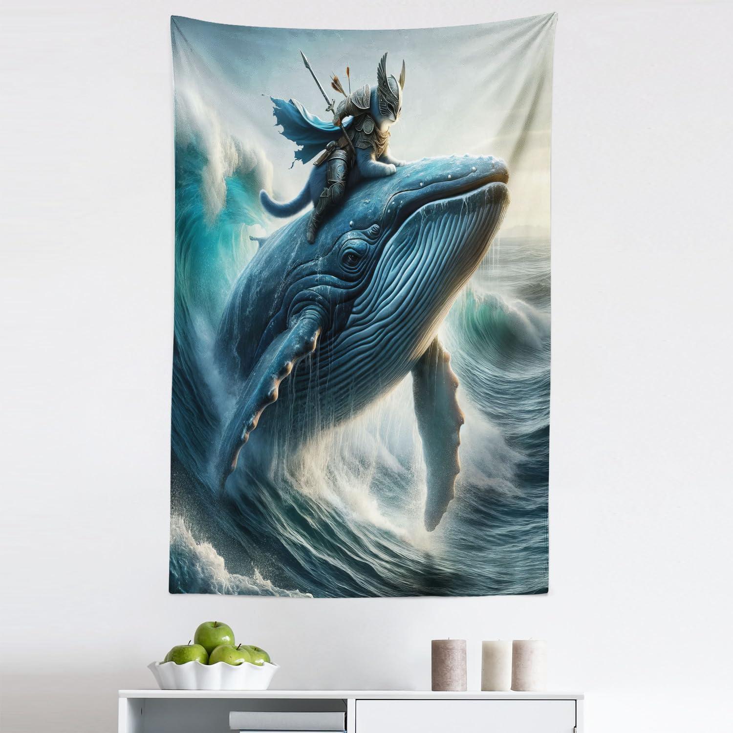 imageAmbesonne Retro Tapestry Angel Greek Muse on NeoClassic Pillars Relic Print Antique Neutral Toned Graphic Print Fabric Wall Hanging Decor for Bedroom Living Room Dorm 23 X 28 WhiteSlate Blue Aqua Blue Grey