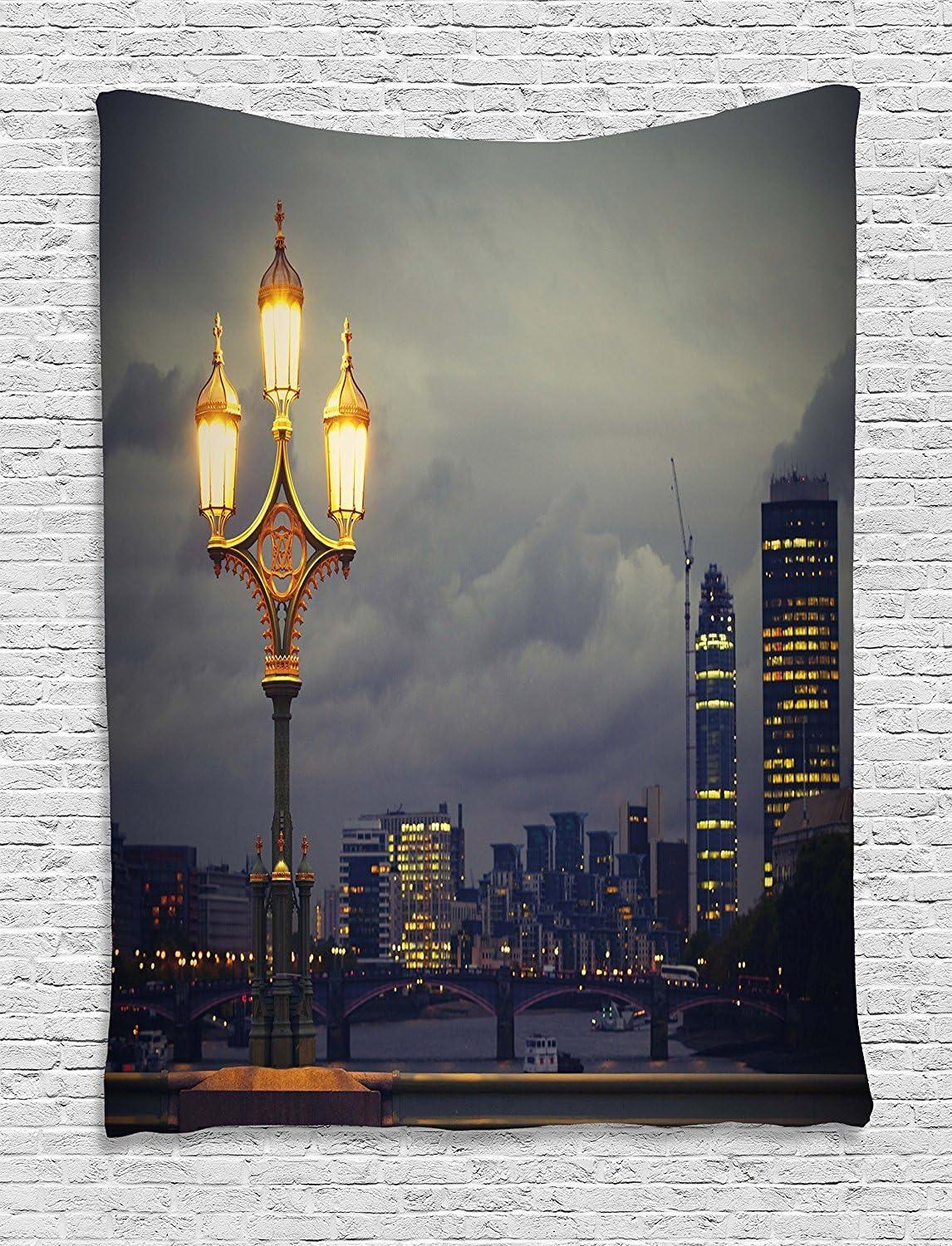 imageAmbesonne Retro Tapestry Angel Greek Muse on NeoClassic Pillars Relic Print Antique Neutral Toned Graphic Print Fabric Wall Hanging Decor for Bedroom Living Room Dorm 23 X 28 WhitePale Grey Yellow