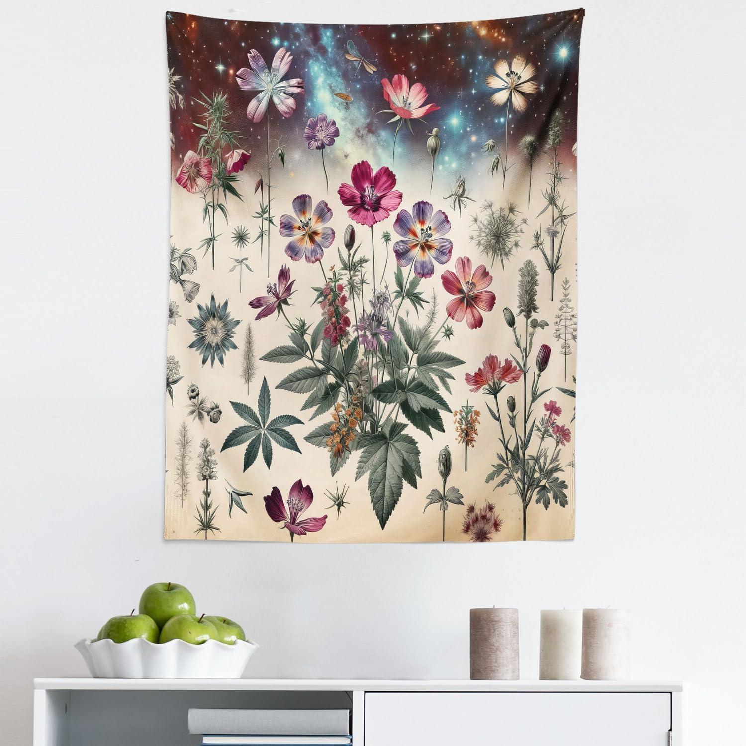 imageAmbesonne Retro Tapestry Angel Greek Muse on NeoClassic Pillars Relic Print Antique Neutral Toned Graphic Print Fabric Wall Hanging Decor for Bedroom Living Room Dorm 23 X 28 WhiteCream Laurel Green