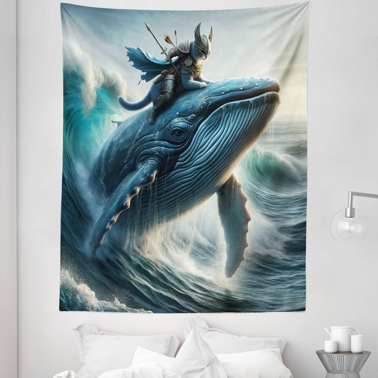 imageAmbesonne Retro Tapestry Angel Greek Muse on NeoClassic Pillars Relic Print Antique Neutral Toned Graphic Print Fabric Wall Hanging Decor for Bedroom Living Room Dorm 23 X 28 WhiteSlate Blue Aqua Blue Grey