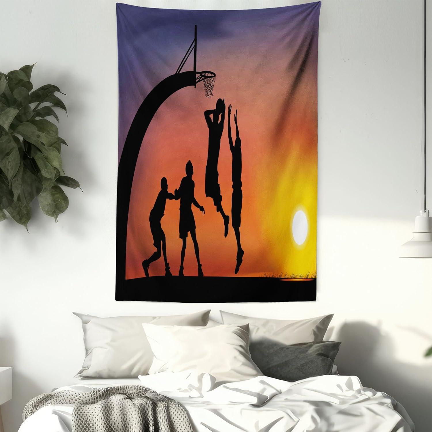 imageAmbesonne Retro Tapestry Angel Greek Muse on NeoClassic Pillars Relic Print Antique Neutral Toned Graphic Print Fabric Wall Hanging Decor for Bedroom Living Room Dorm 23 X 28 WhiteDark Coral Black Yellow