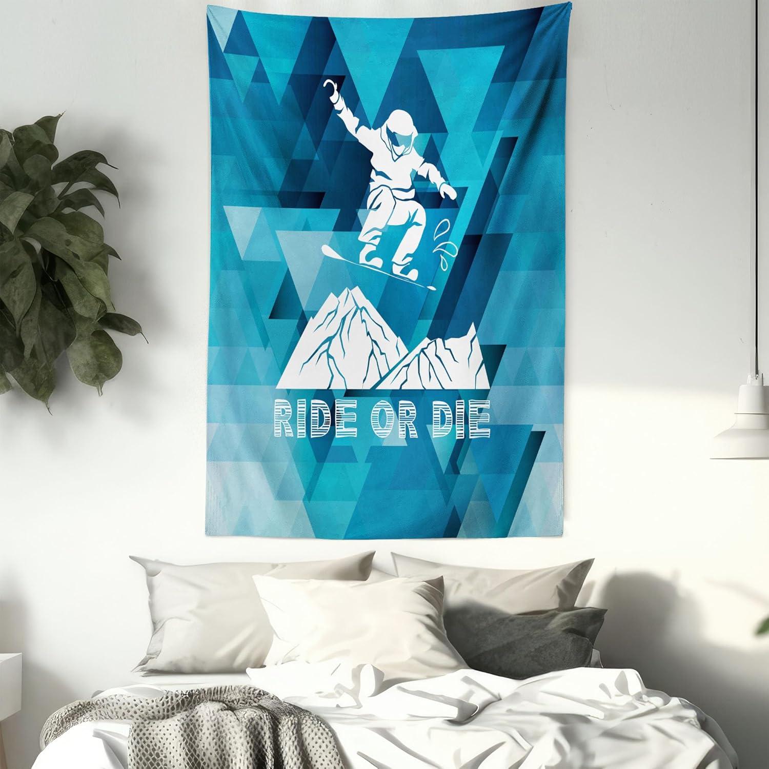 imageAmbesonne Retro Tapestry Angel Greek Muse on NeoClassic Pillars Relic Print Antique Neutral Toned Graphic Print Fabric Wall Hanging Decor for Bedroom Living Room Dorm 23 X 28 WhitePurple Blue White