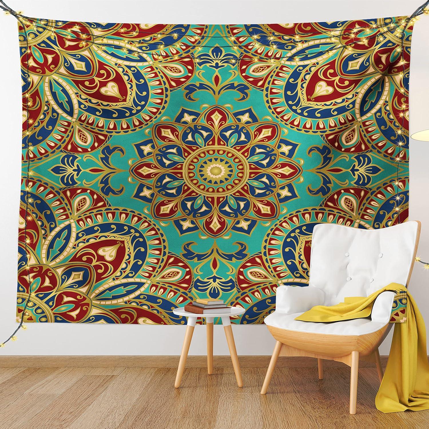 imageAmbesonne Retro Tapestry Angel Greek Muse on NeoClassic Pillars Relic Print Antique Neutral Toned Graphic Print Fabric Wall Hanging Decor for Bedroom Living Room Dorm 23 X 28 WhiteTeal Indigo Ruby