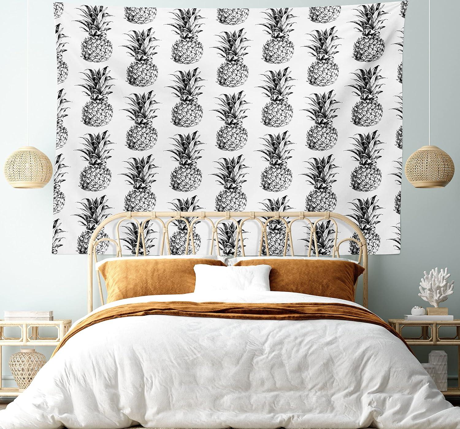 imageAmbesonne Retro Tapestry Angel Greek Muse on NeoClassic Pillars Relic Print Antique Neutral Toned Graphic Print Fabric Wall Hanging Decor for Bedroom Living Room Dorm 23 X 28 WhiteBlack Grey White